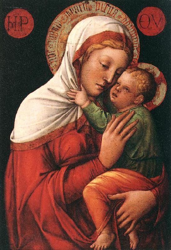 BELLINI, Jacopo Madonna with Child fh